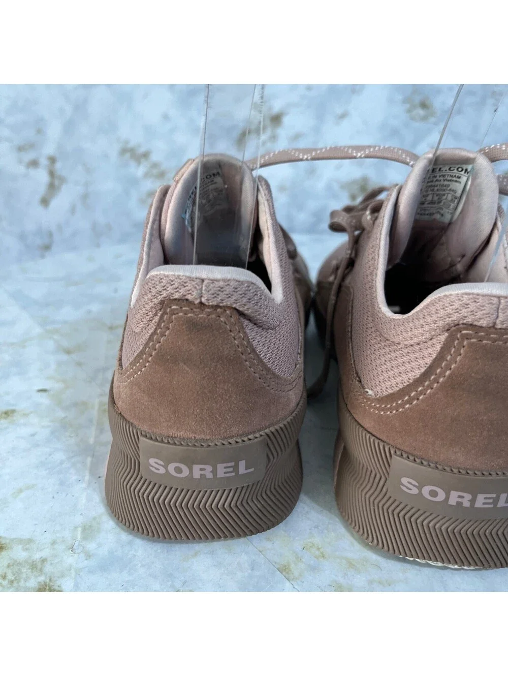 Sorel Out N About Plus Women's Size 6 Shoes Pink Suede Comfort Casual Sneakers
